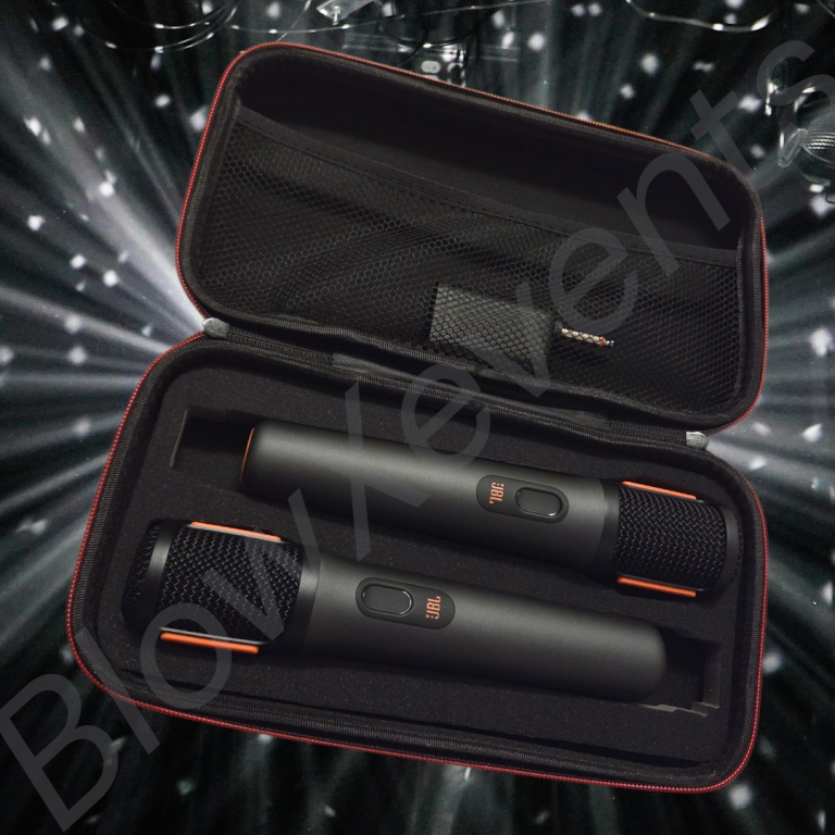 JBL Funkmikrofon Set mieten - Kabellose Mikrofone für Partyboxen BlowXevents